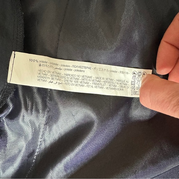 Zara Blue High Waisted Trousers Sleek and Versatile XL - Picture 6 of 8